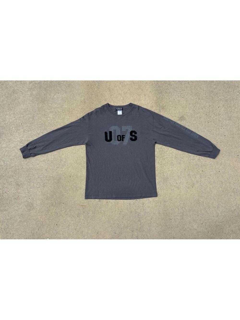 Vintage University of Saskatchewan Gray Long Sleeve Shirt